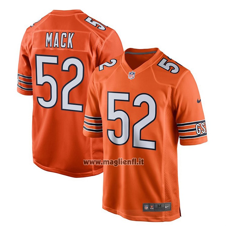 Maglia NFL Game Bambino Chicago Bears Khalil Mack Alternato Arancione